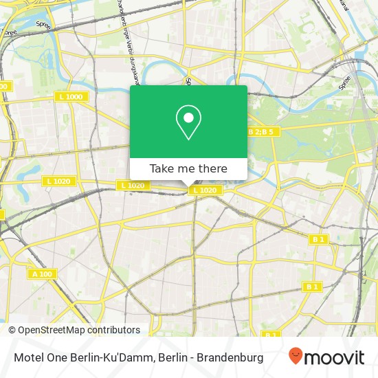 Motel One Berlin-Ku'Damm map