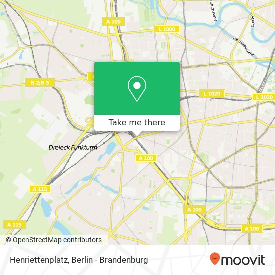Henriettenplatz map