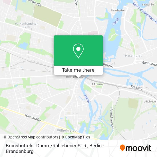 Карта Brunsbütteler Damm / Ruhlebener STR.