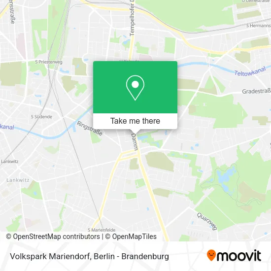 Volkspark Mariendorf map