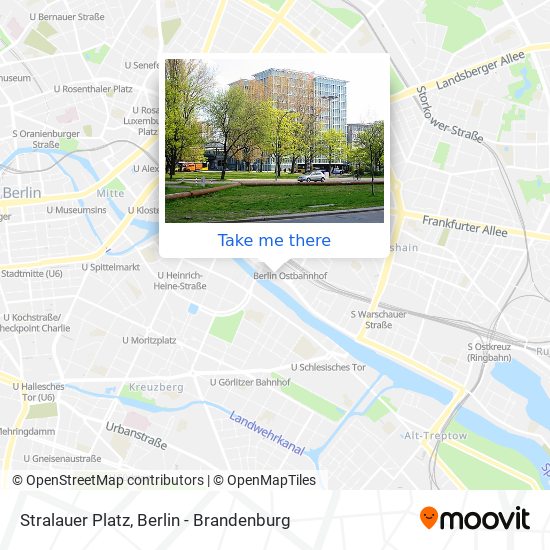 Stralauer Platz map