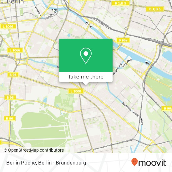 Berlin Poche map