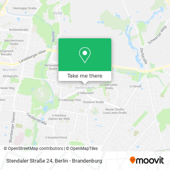 Карта Stendaler Straße 24