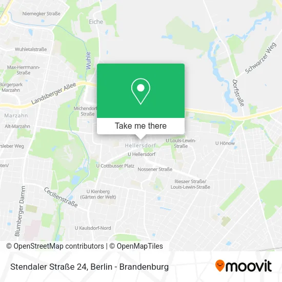 Карта Stendaler Straße 24