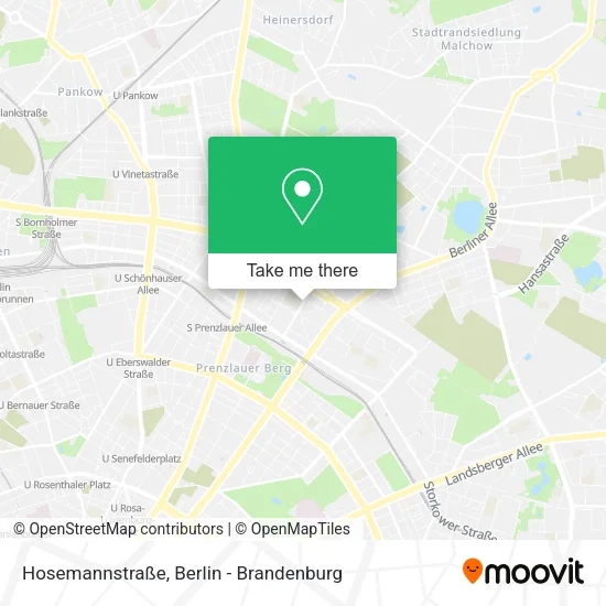 Карта Hosemannstraße
