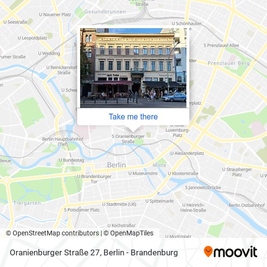 Oranienburger Straße 27 map