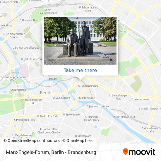 Карта Marx-Engels-Forum