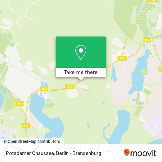 Potsdamer Chaussee map