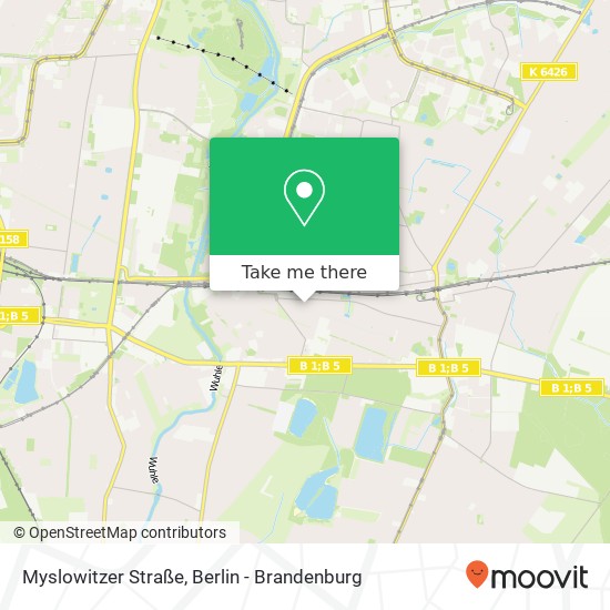 Myslowitzer Straße map