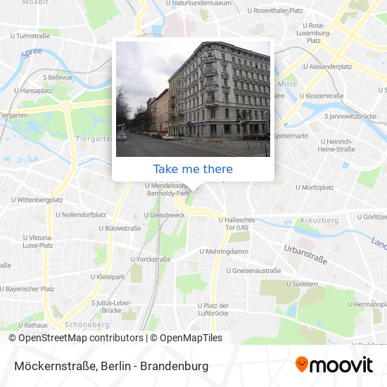 Карта Möckernstraße
