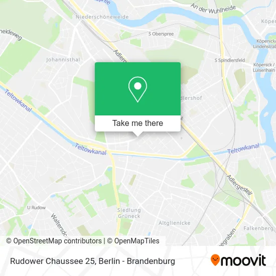 Rudower Chaussee 25 map