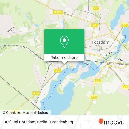 Art’Otel Potsdam map