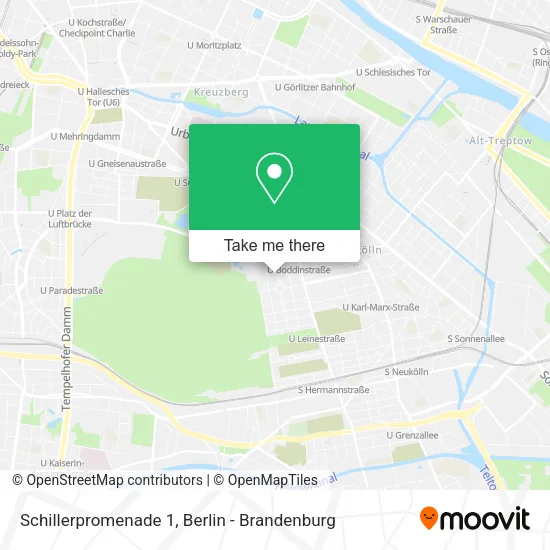 Schillerpromenade 1 map