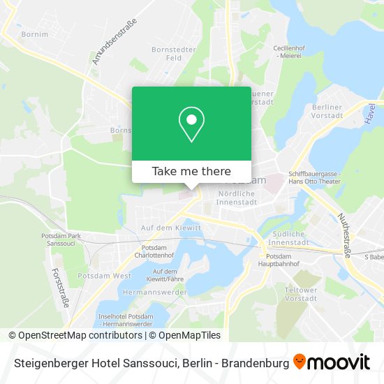 Карта Steigenberger Hotel Sanssouci