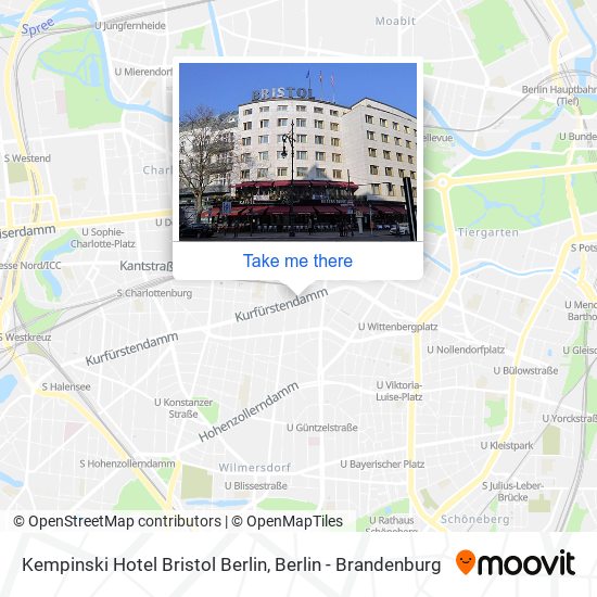 Kempinski Hotel Bristol Berlin map