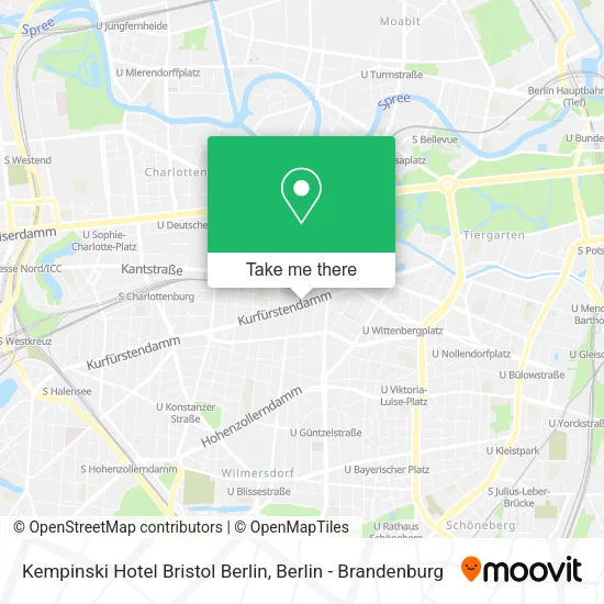 Карта Kempinski Hotel Bristol Berlin