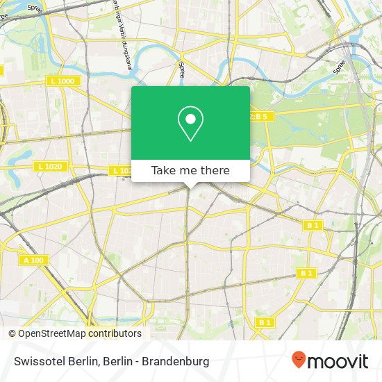 Карта Swissotel Berlin