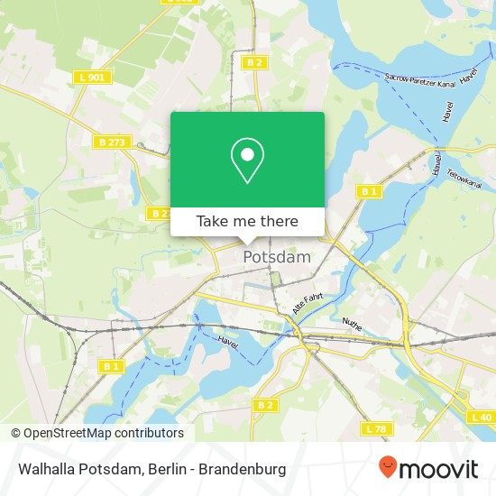 Карта Walhalla Potsdam