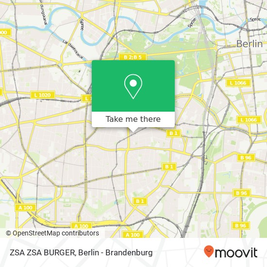 ZSA ZSA BURGER map