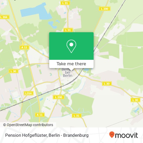 Pension Hofgeflüster map