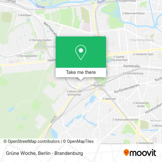 Карта Grüne Woche