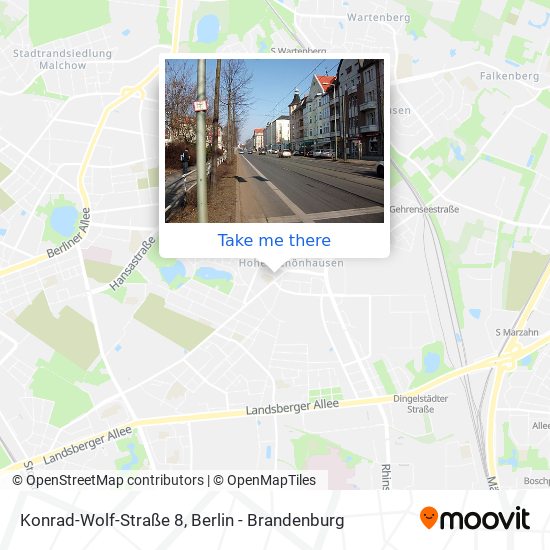 Карта Konrad-Wolf-Straße 8