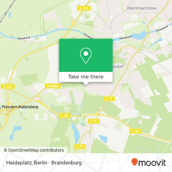 Heideplatz map