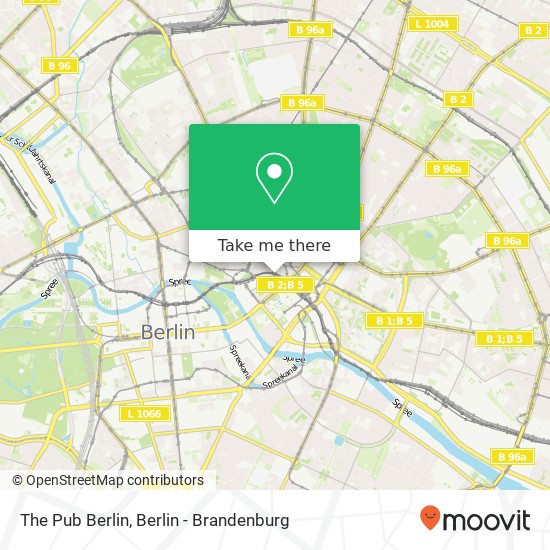 The Pub Berlin map