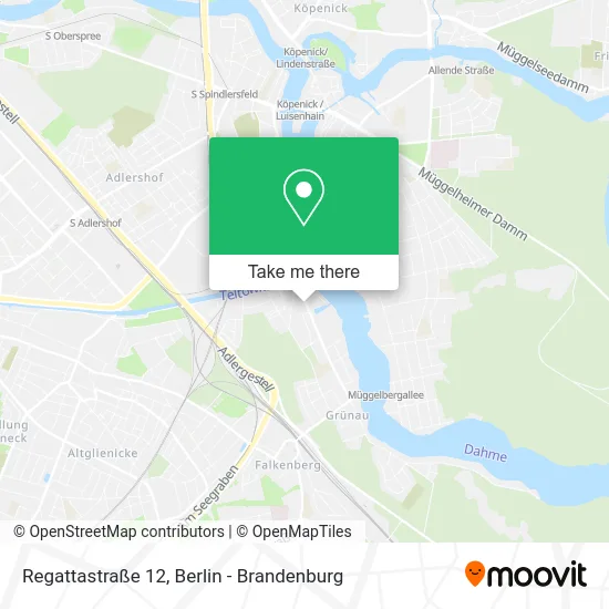 Карта Regattastraße 12