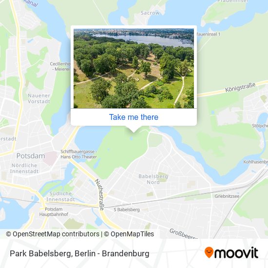 Park Babelsberg map