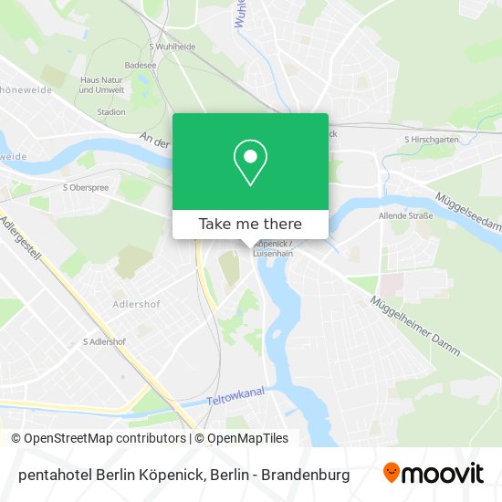 Карта pentahotel Berlin Köpenick