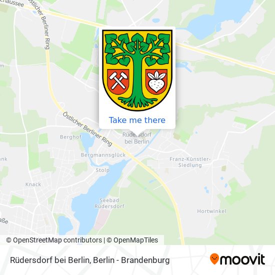 Rüdersdorf bei Berlin map
