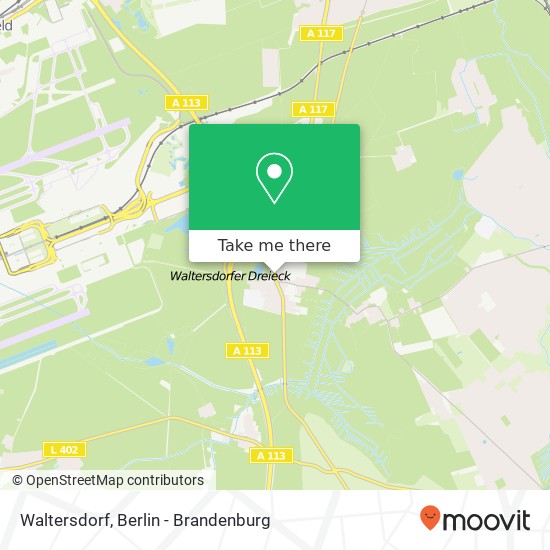 Waltersdorf map