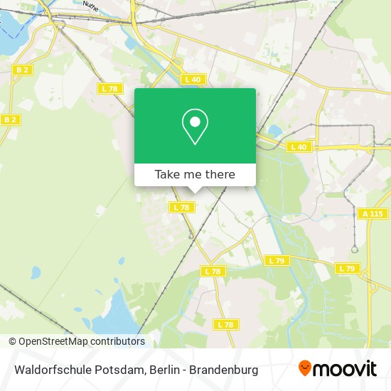 Карта Waldorfschule Potsdam