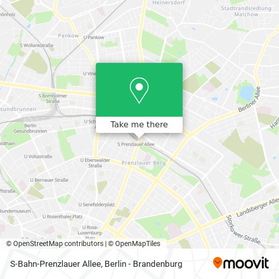 S-Bahn-Prenzlauer Allee map