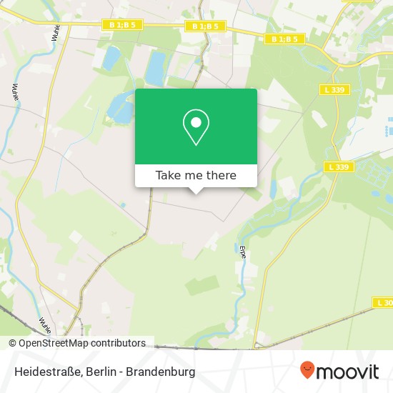 Карта Heidestraße