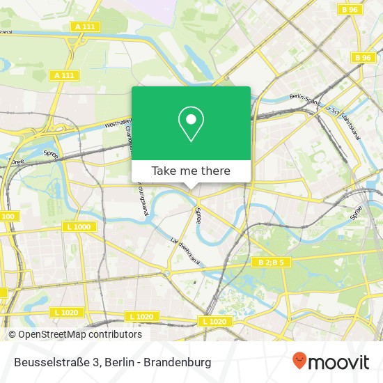 Beusselstraße 3 map