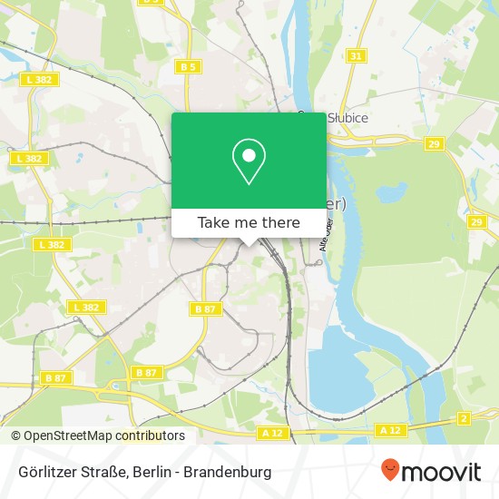 Görlitzer Straße map