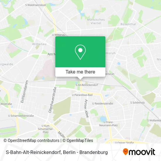 Карта S-Bahn-Alt-Reinickendorf