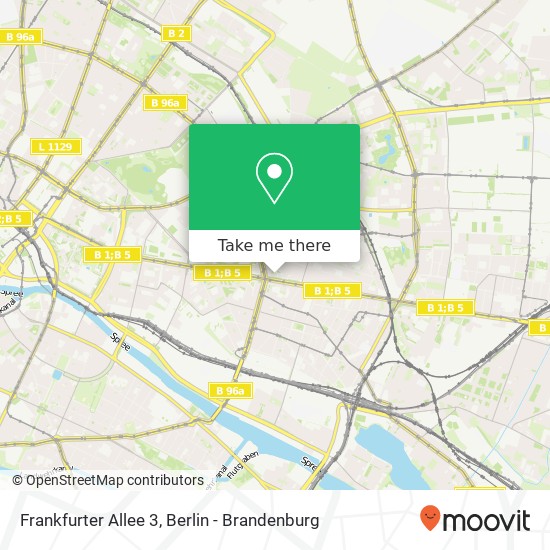 Frankfurter Allee 3 map