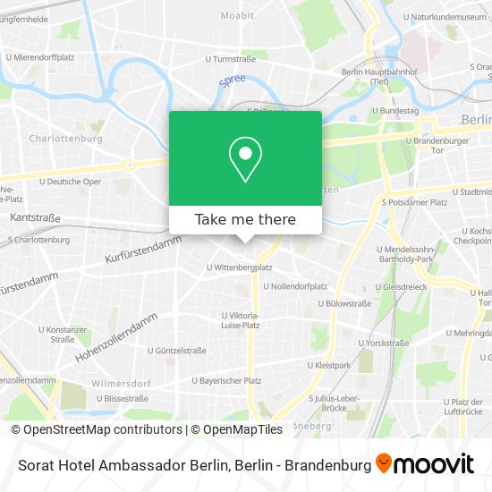 Sorat Hotel Ambassador Berlin map
