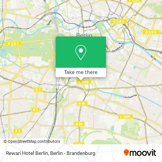 Rewari Hotel Berlin map