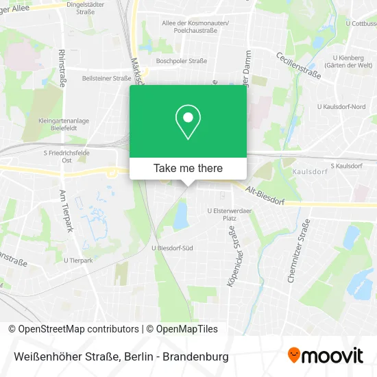 Карта Weißenhöher Straße