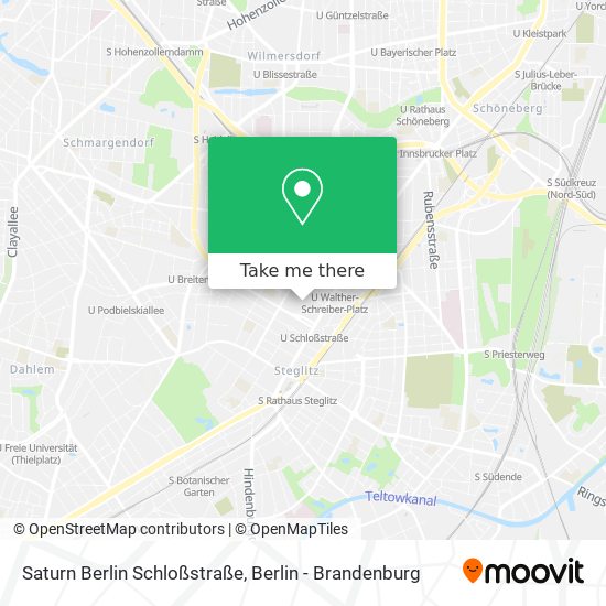 Saturn Berlin Schloßstraße map