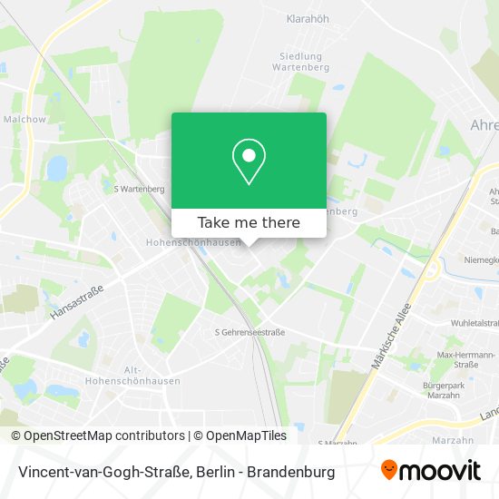Карта Vincent-van-Gogh-Straße