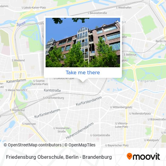 Friedensburg Oberschule map