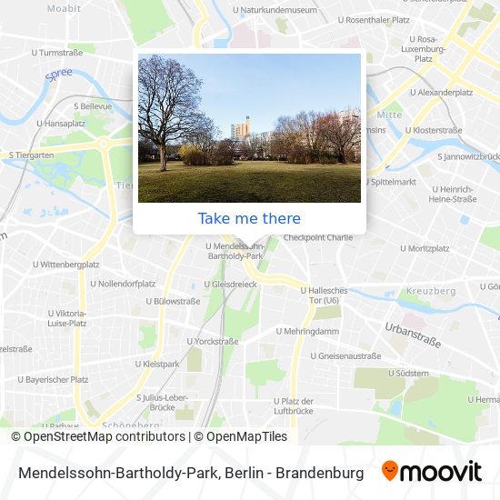 Mendelssohn-Bartholdy-Park map