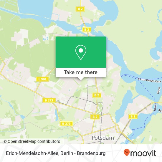 Erich-Mendelsohn-Allee map