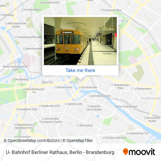 U- Bahnhof Berliner Rathaus map