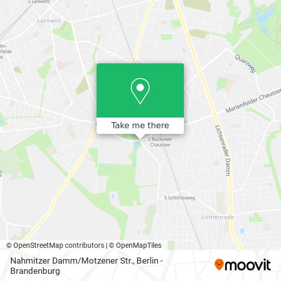 Карта Nahmitzer Damm/Motzener Str.